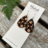 Black Velvet Cork Teardrops - Small