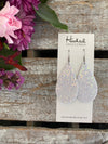 Crushed Opal Glitter Teardrops - Medium