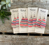 Havana Stripe Cork Teardrops - Medium