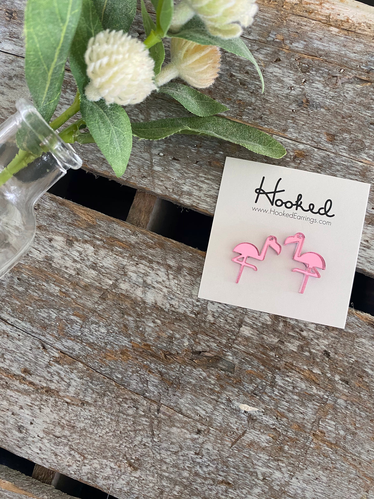 Flamingo Studs
