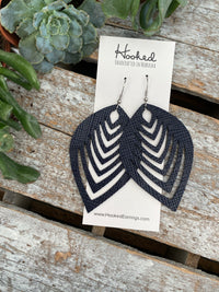 Ink Navy Palms