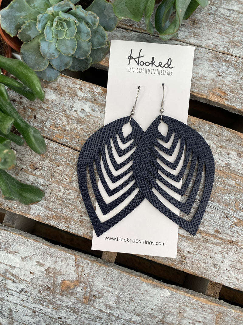 Ink Navy Palms