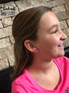 Druzy-Style Round Studs - 8mm