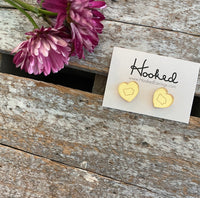 Iowa Heart Studs - 12mm