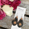 Buffalo Cork Teardrops in Black - Medium
