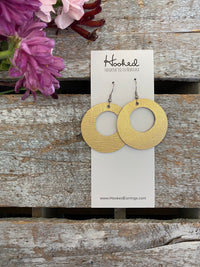 Gold Circle Cutouts