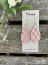 Quilted Petal Pink Teardrops - Medium