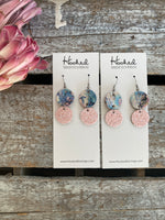Space Unicorn and Blush Stacked Rounds - Small