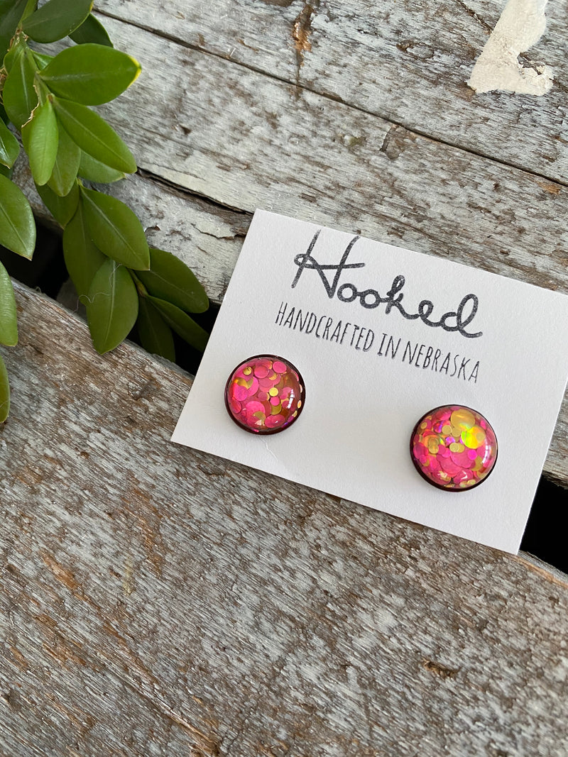 Lava Glow Studs - 12mm