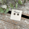 Druzy-Style Round Studs - 8mm