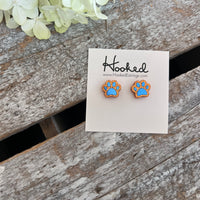 Paw Print Studs