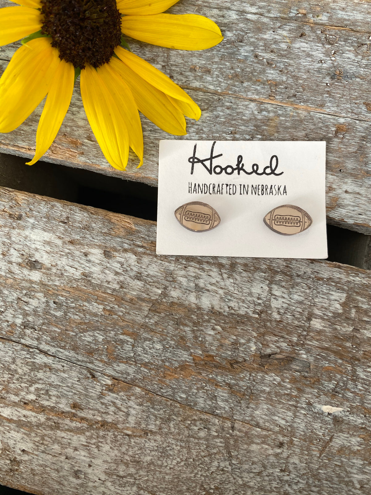 Mirrored Football Studs - 10mm