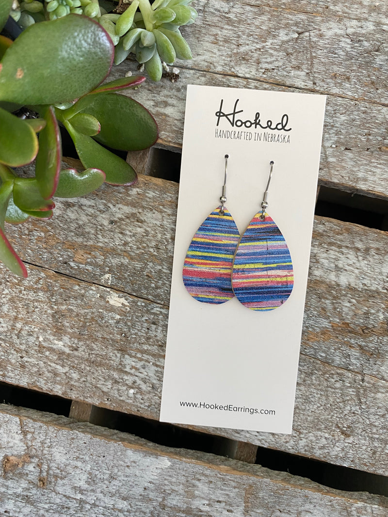 Splendid Stripe Teardrops - Small