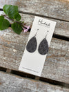 Hexagon Teardrops in Ash - Small