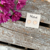 Nebraska Heart Studs - 12mm