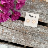 Nebraska Heart Studs - 12mm