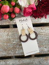 Looped Wooden Hoops - Size Small