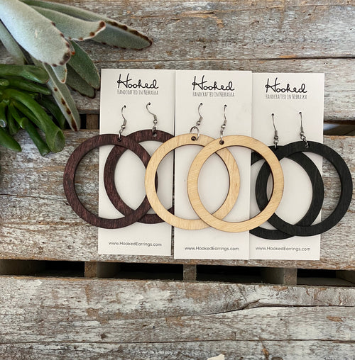 Wooden Hoops - Large