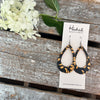 Mustard and Midnight Teardrop Cutouts - Medium