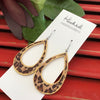 Sassy Cork Teardrop Cutouts // Gold Edged - Medium