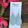 Powder Blue Triangle Teardrops - Medium