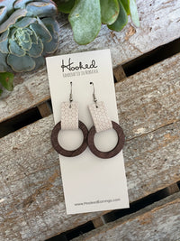 Looped Wooden Hoops - Size Small