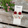 Holly Berry Birch Layered Circle Cutouts