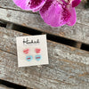 Candy Heart Studs - Two Pack