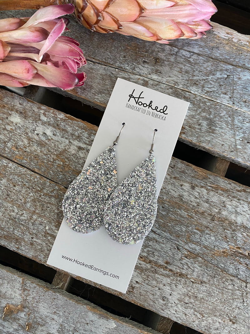Crushed Diamonds Glitter Teardrops - Medium