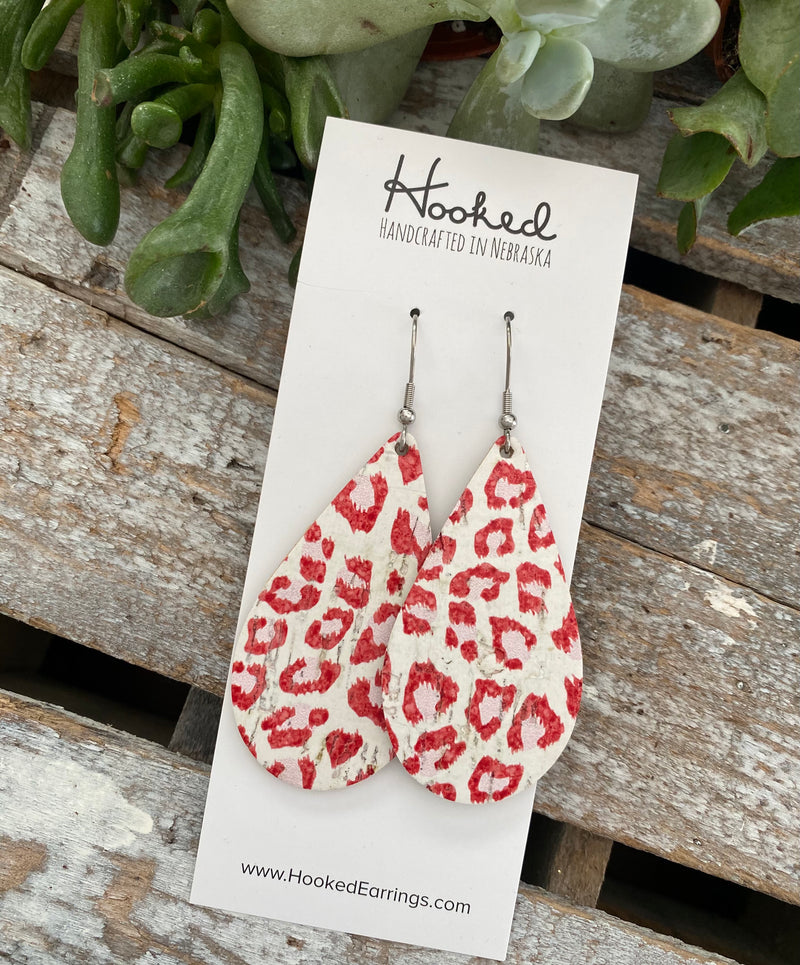 Leopard Love Birch Teardrops - Medium