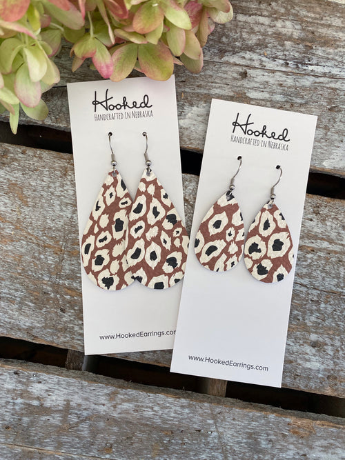 Arabian Leopard Teardrops - Medium