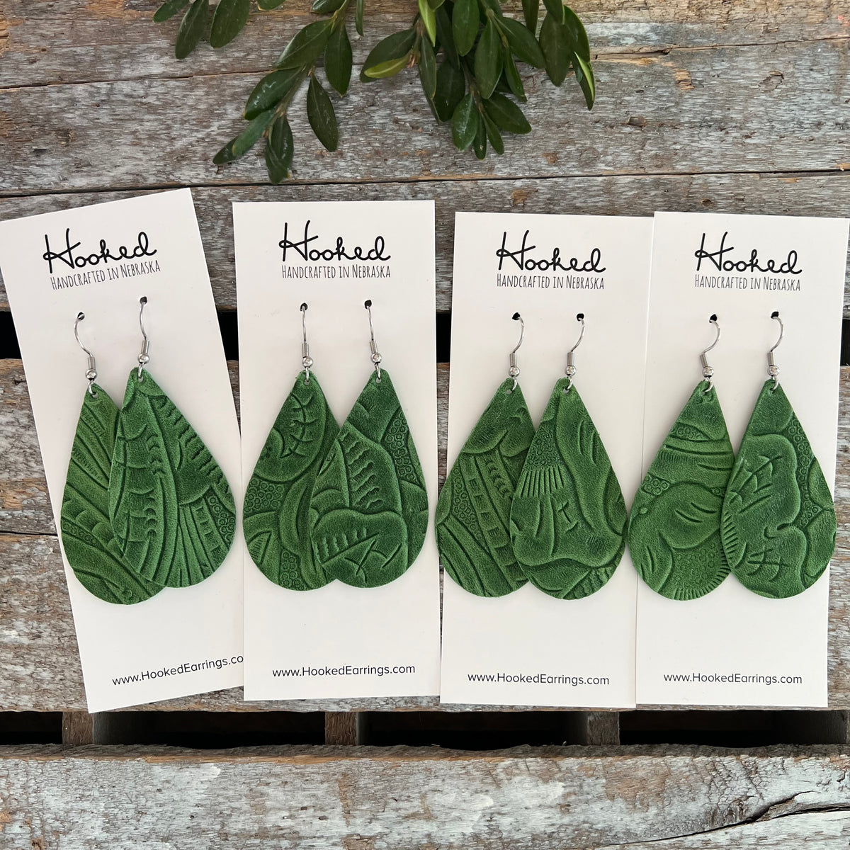Fern Teardrops - Medium
