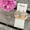 Gilded Goddess Half Hoops
