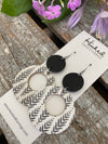 Herringbone Birch Stacked Circle Cutouts