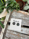Opal Sparkle Studs - 12mm