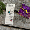 Kids’ Charm Necklace + Silk Jewelry Wallet Gift Set