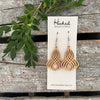 Twirler Wooden Deluxe Cutout Earrings - Small/Med