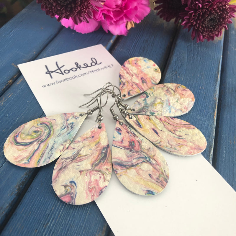 Unicorn Swirl Teardrops - Small