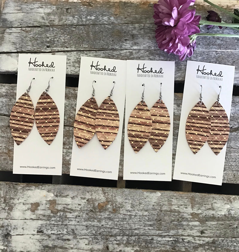Gilded Walnut Petals - Medium