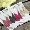 Hexagon Teardrops in Flamingo - Medium