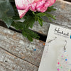 Clearly Confetti Pool Earrings - Small