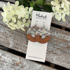 Jade Leaf Half Hoops
