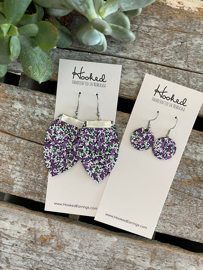 Mardi Gras Glitter Magnolias - Medium