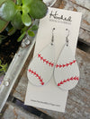 Classic Baseball Teardrops - Medium
