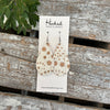 Whitewashed Bubble Birch Teardrops - Medium