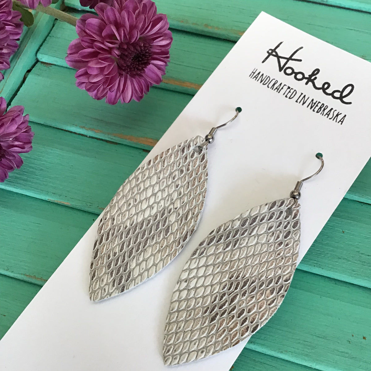 The Neutrals Snakeskin Petals - Medium