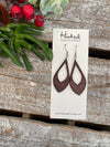 Wooden Cutout Earrings - Small/Medium Dogwood