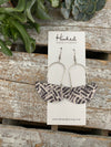 Half Moons - Medium - Black and White Suspended Stacks