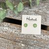 Druzy-Style Round Studs - 8mm