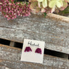 Sweater Studs in Plum